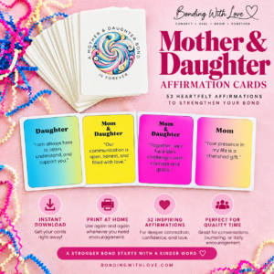 52 Mother & Daughter Digital Affirmation Cards 💕